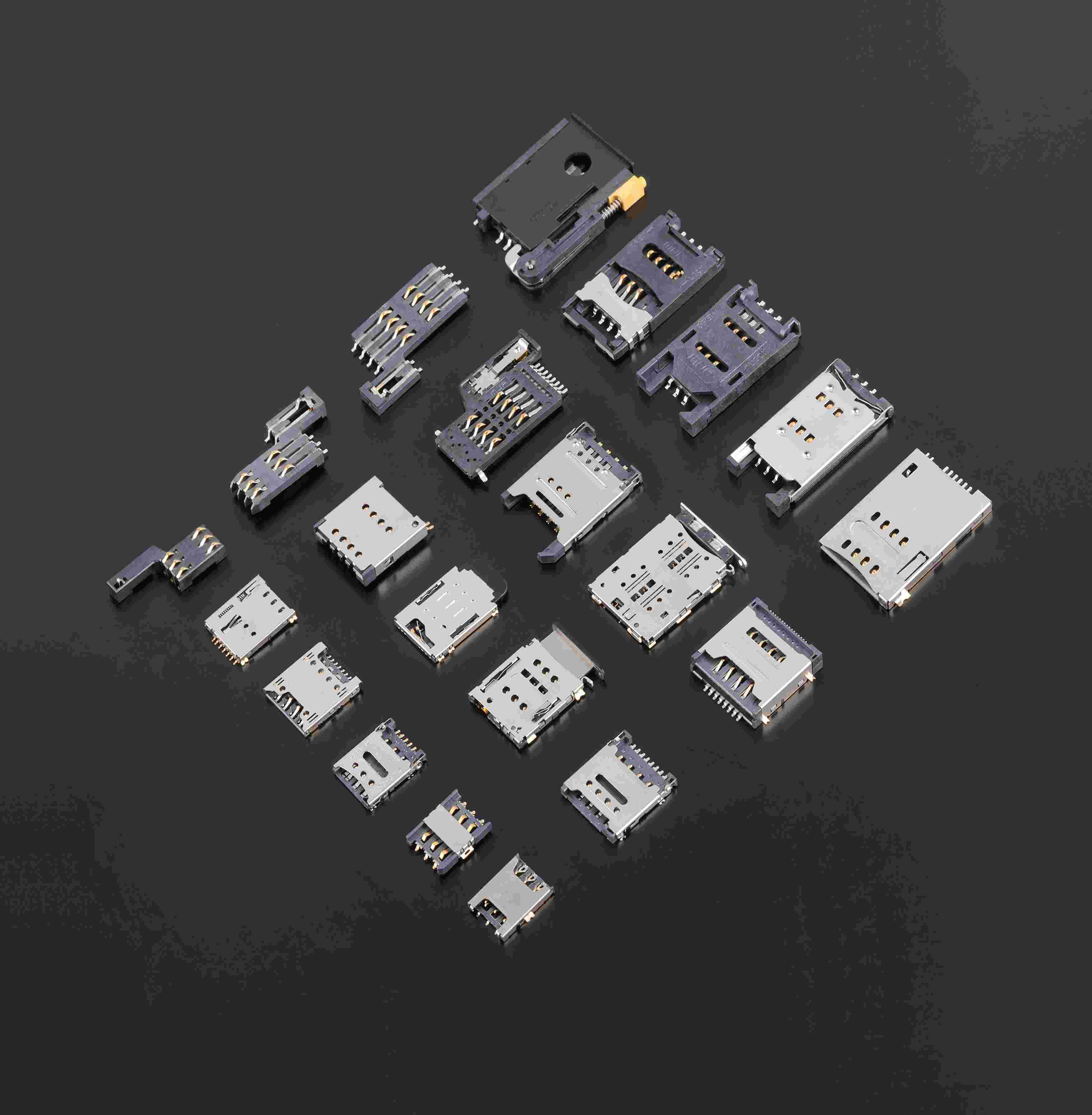  双切卡和三切卡的区别 Mini SIM connector 、Micro SIM connector & Nano SIM connector